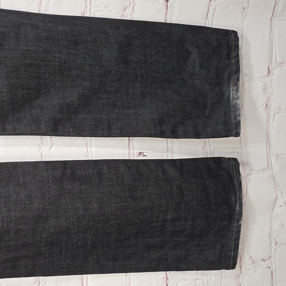 Paige Jeans Melrose Classic Rise Black Denim Stretch Straight Leg Womens Size 30 - Picture 7 of 16